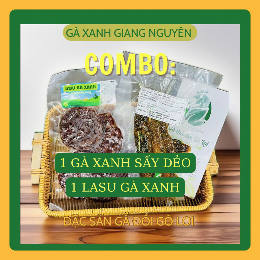 Combo gà xanh giang nguyên
